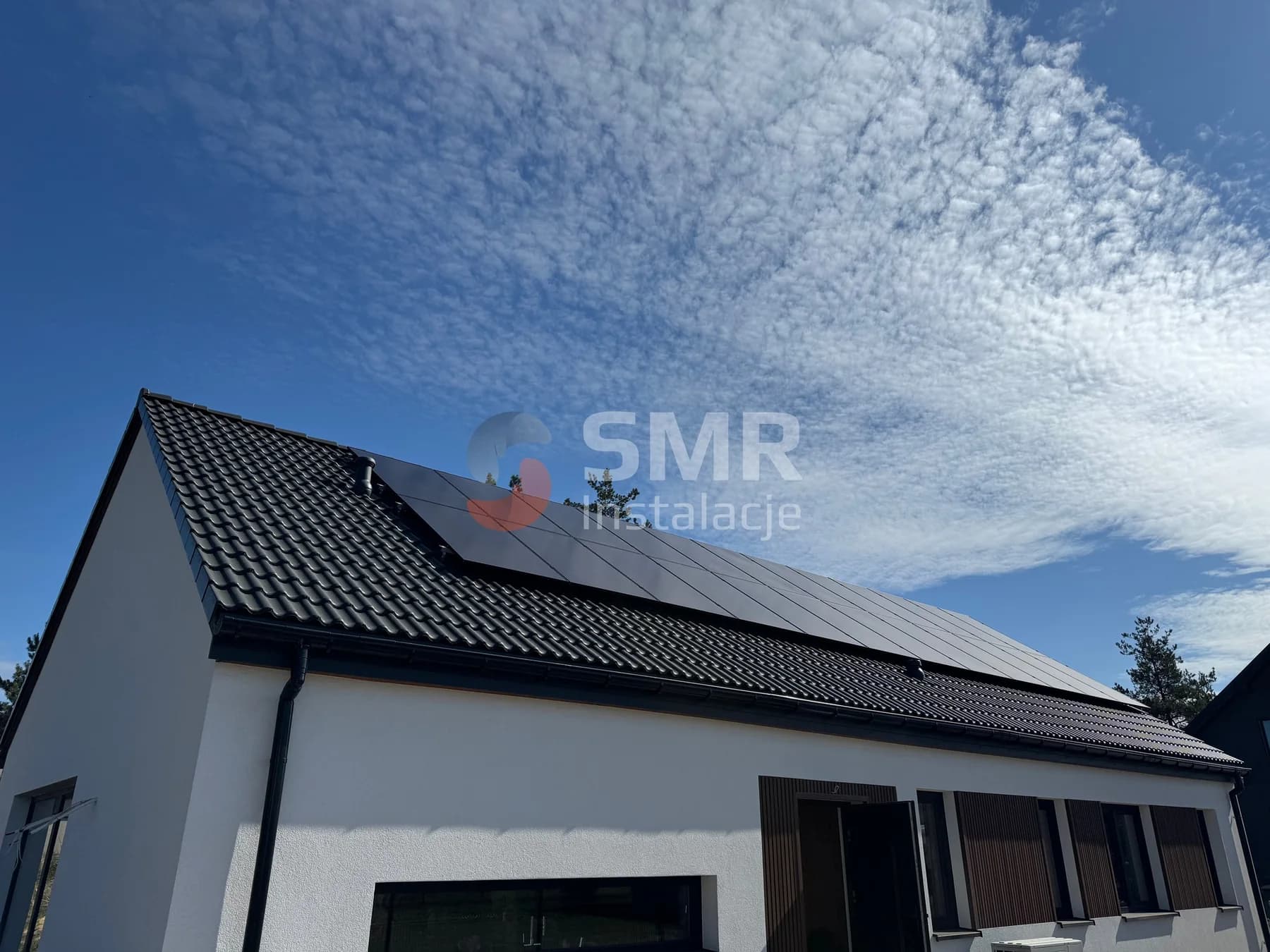 Fotowoltaika 11 kWp na dachu domu jednorodzinnego, Wołomin