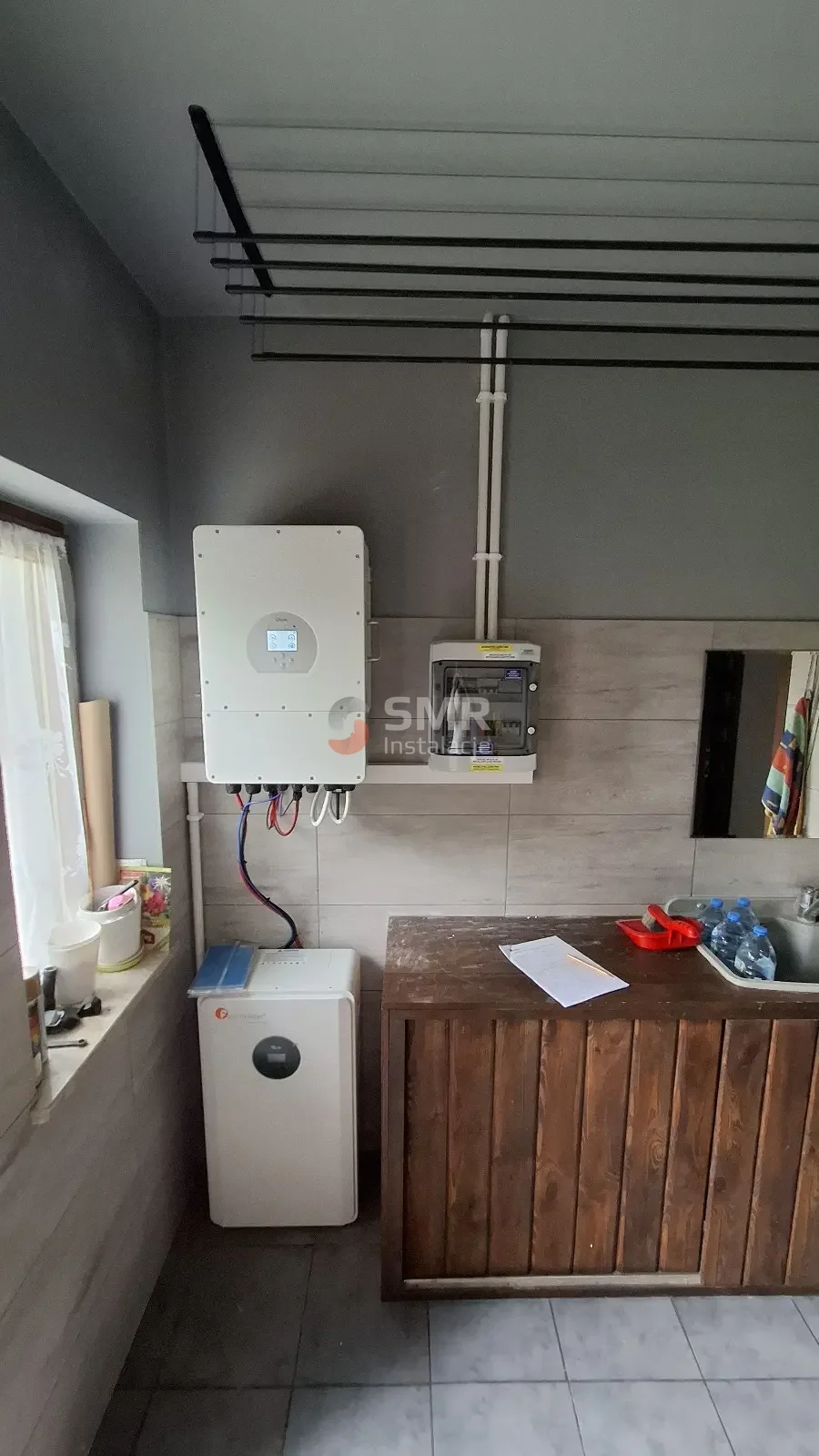 Falownik hybrydowy z magazynem energii 10 kWh + backup - Kazanów