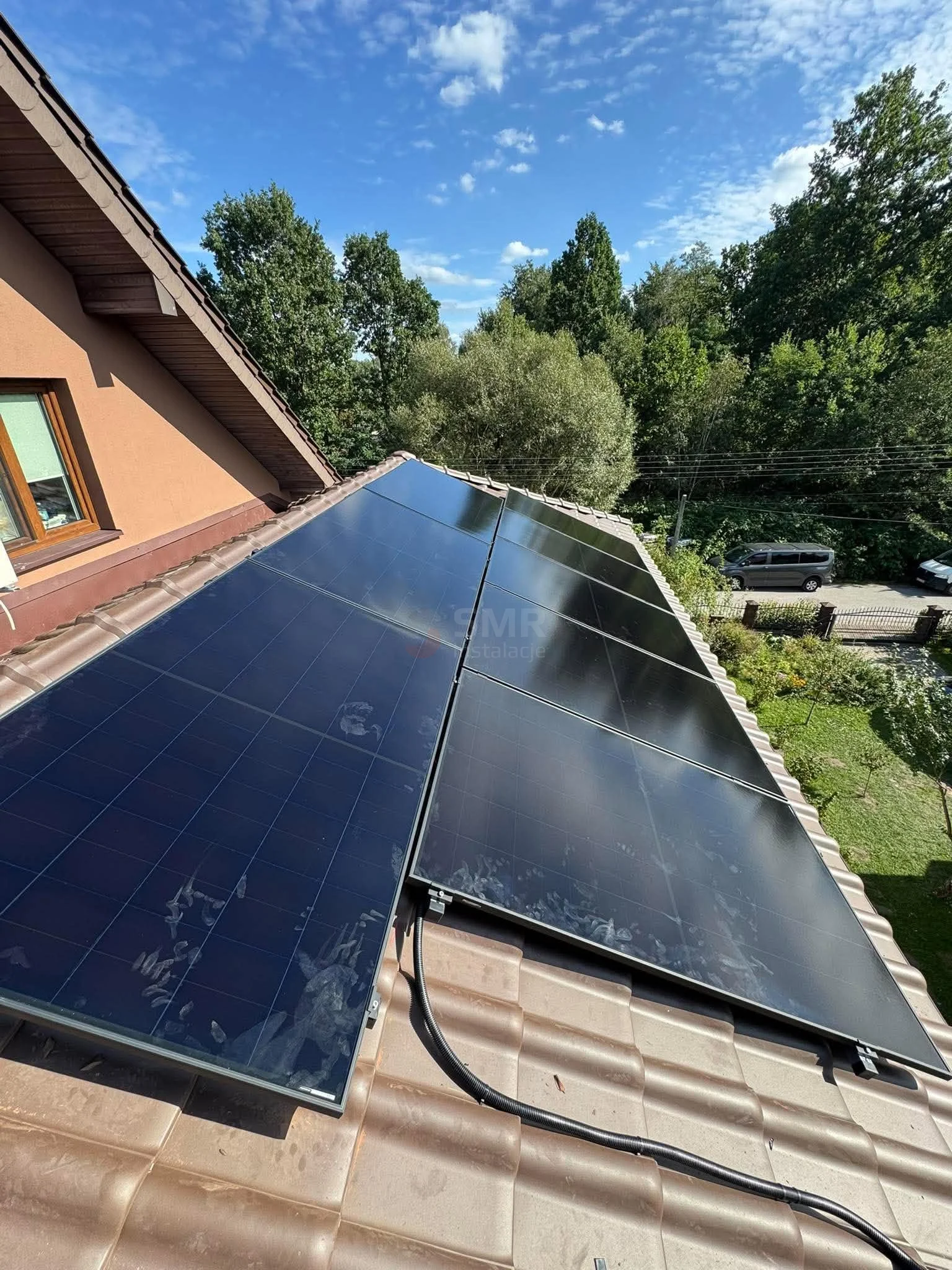 Realizacja: System hybrydowy 3,8 kWp + ME 18 kWh - Hipolitów - zdjęcie dodatkowe 1